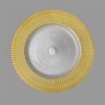 Wholesale Glass Charger Plate PZ-006